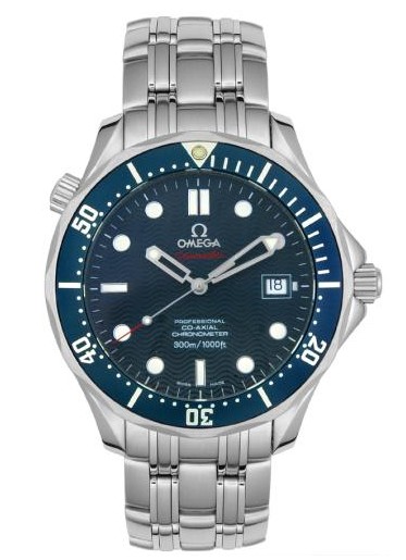 Omega Seamaster Series Mens Stainless Steel Wristwatch-2220.80 Omega Seamaster Series Mens Stainless Steel Wristwatch-2220.80