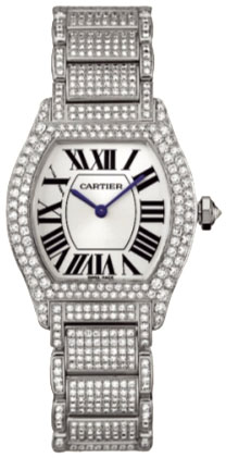 Cartier Tortue Diamond Series Fashionable 18kt White Gold Ladies Manual Winding Wristwatch-WA5049MC Cartier Tortue Diamond Series Fashionable 18kt White Gold Ladies Manual Winding Wristwatch-WA5049MC