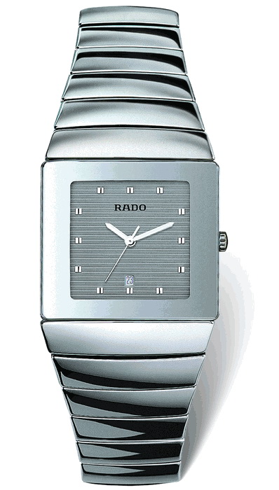 Rado Sintra Series Platinum-tone Silver Ceramic Mens Watch R13432122 Rado Sintra Series Platinum-tone Silver Ceramic Mens Watch R13432122