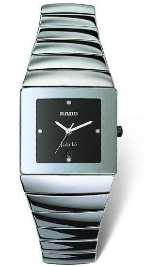 Rado Jubile Series Platinum-tone Ceramic Quartz Mens Watch R13432732 Rado Jubile Series Platinum-tone Ceramic Quartz Mens Watch R13432732