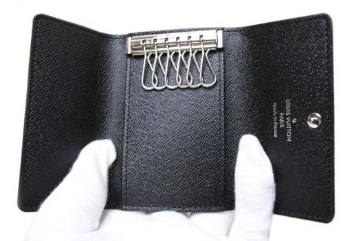Louis Vuitton Damier Graphite 6 keys holder Wallet N62662 Louis Vuitton Damier Graphite 6 keys holder Wallet N62662