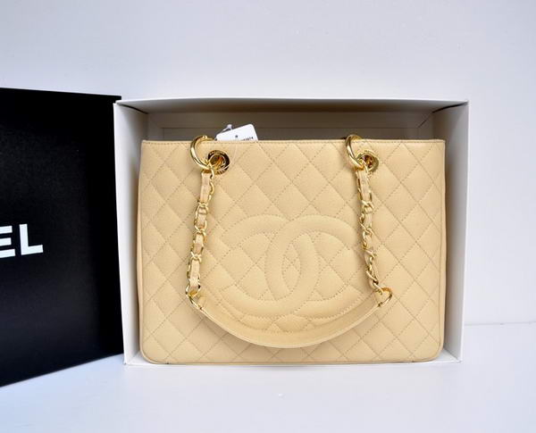 Chanel A50995 Original Caviar Leather Shoulder Bag Apricot Chanel A50995 Original Caviar Leather Shoulder Bag Apricot