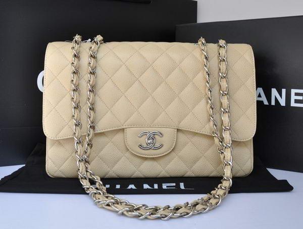 Chanel Original Caviar Leather Flap Bag A28600 Apricot Chanel Original Caviar Leather Flap Bag A28600 Apricot