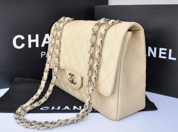 Chanel Original Caviar Leather Flap Bag A28600 Apricot Chanel Original Caviar Leather Flap Bag A28600 Apricot