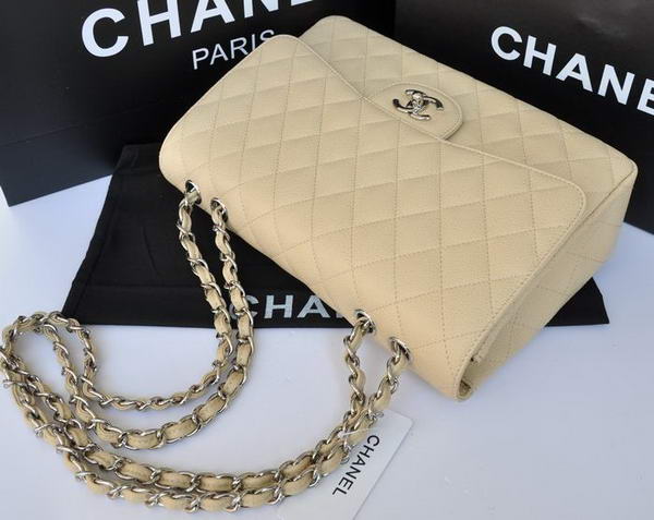 Chanel Original Caviar Leather Flap Bag A28600 Apricot Chanel Original Caviar Leather Flap Bag A28600 Apricot