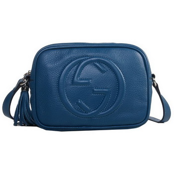 Gucci 308364 A7M0G 4316 Soho Periwinkle Leather Disco Bag Gucci 308364 A7M0G 4316 Soho Periwinkle Leather Disco Bag