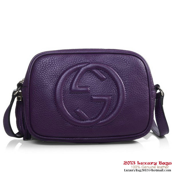 Gucci 308364 Soho Purple Leather Disco Bag Gucci 308364 Soho Purple Leather Disco Bag