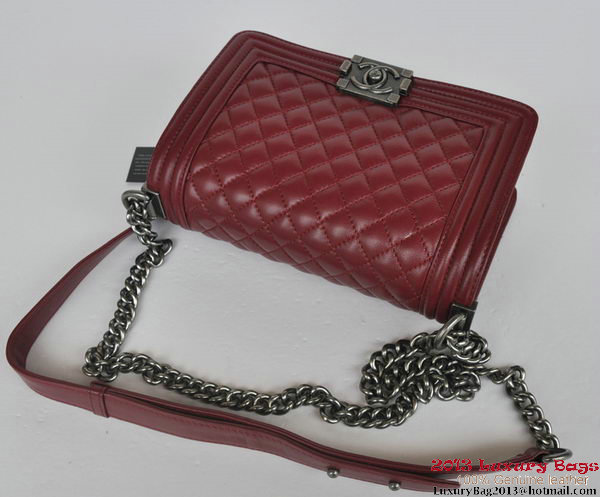 Boy Chanel Flap Shoulder Bag A67086 Sheepskin Bordeaux Boy Chanel Flap Shoulder Bag A67086 Sheepskin Bordeaux