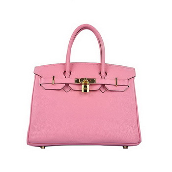 Hermes Birkin 30CM Tote Bags Pink Togo Leather Gold Hermes Birkin 30CM Tote Bags Pink Togo Leather Gold