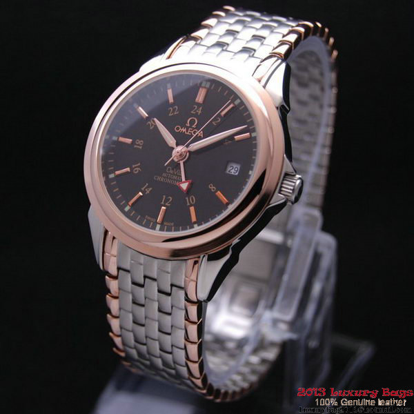 OMEGA DE VILLE Automatic Chronometer Red Gold on Steel Strap OM77215 OMEGA DE VILLE Automatic Chronometer Red Gold on Steel Strap OM77215