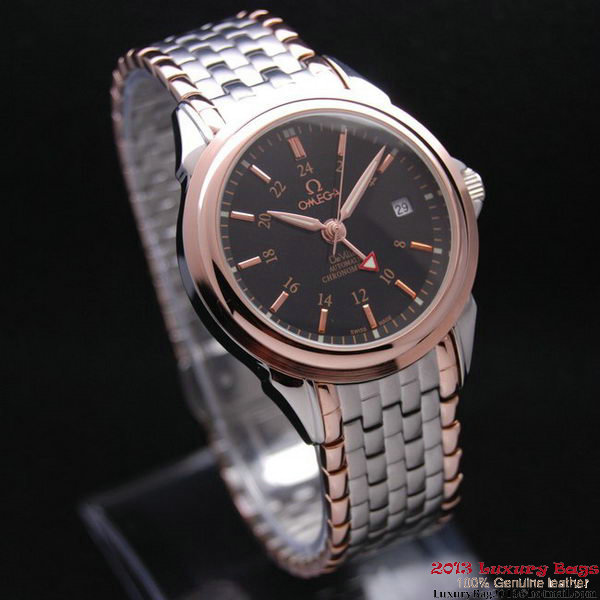 OMEGA DE VILLE Automatic Chronometer Red Gold on Steel Strap OM77215 OMEGA DE VILLE Automatic Chronometer Red Gold on Steel Strap OM77215