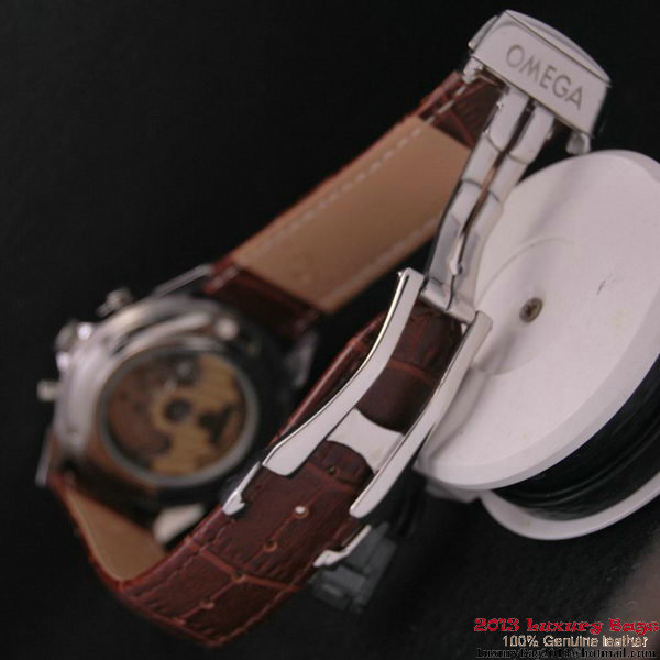 OMEGA DE VILLE CO-AXIAL CHRONOSCOPE Red Gold on Brown Leather Strap OM77418 OMEGA DE VILLE CO-AXIAL CHRONOSCOPE Red Gold on Brown Leather Strap OM77418