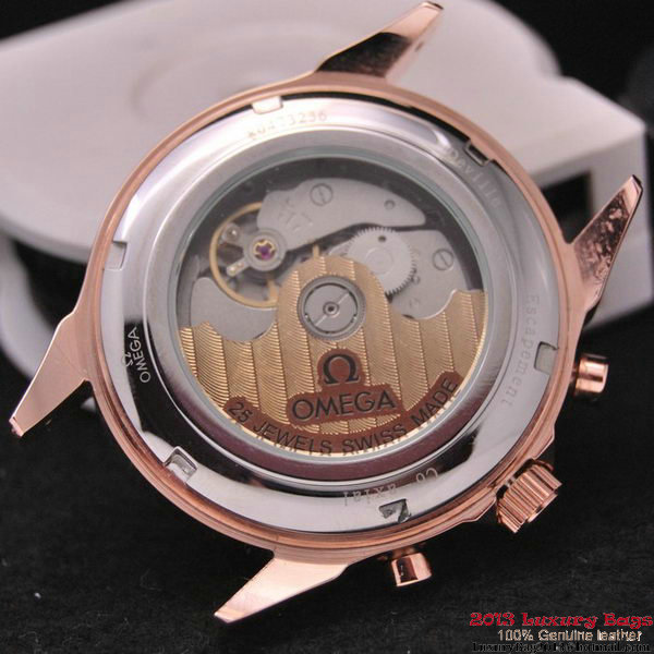 OMEGA DE VILLE CO-AXIAL CHRONOSCOPE Red Gold on Brown Leather Strap OM77424 OMEGA DE VILLE CO-AXIAL CHRONOSCOPE Red Gold on Brown Leather Strap OM77424