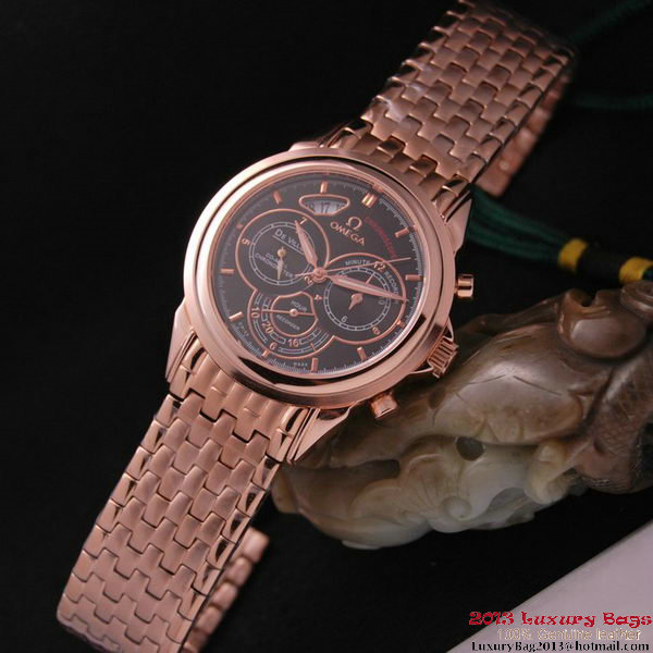 OMEGA DE VILLE CO-AXIAL CHRONOSCOPE Red Gold on Red Gold Strap OM77434 OMEGA DE VILLE CO-AXIAL CHRONOSCOPE Red Gold on Red Gold Strap OM77434