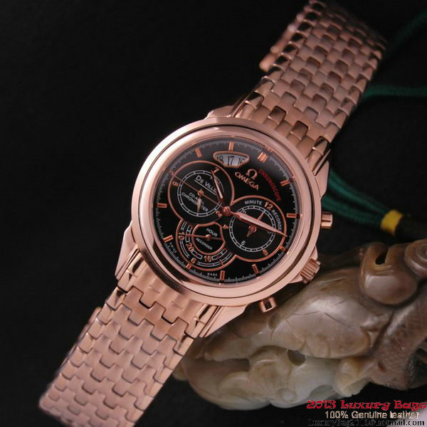 OMEGA DE VILLE CO-AXIAL CHRONOSCOPE Red Gold on Red Gold Strap OM77434 OMEGA DE VILLE CO-AXIAL CHRONOSCOPE Red Gold on Red Gold Strap OM77434