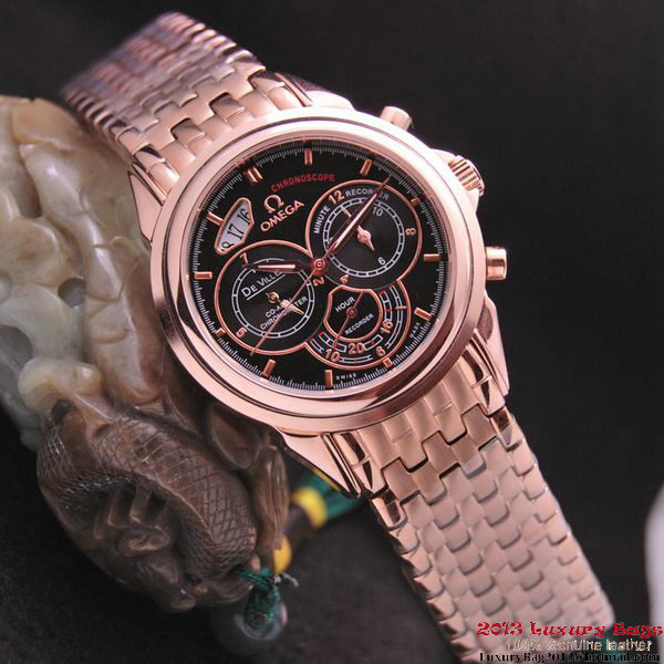 OMEGA DE VILLE CO-AXIAL CHRONOSCOPE Red Gold on Red Gold Strap OM77434 OMEGA DE VILLE CO-AXIAL CHRONOSCOPE Red Gold on Red Gold Strap OM77434