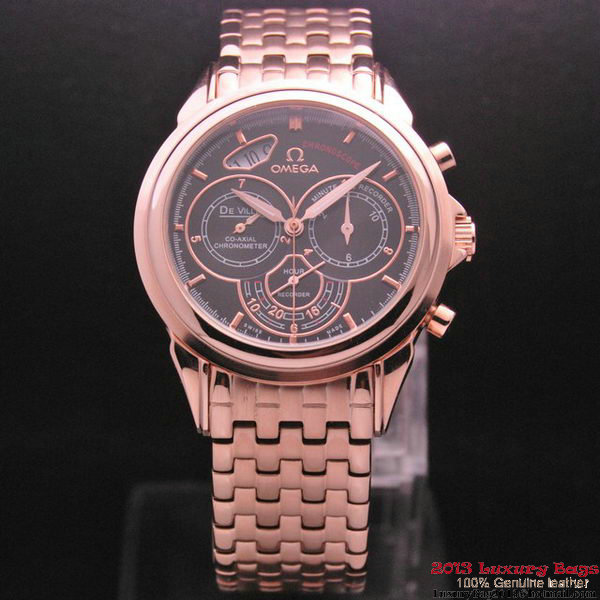 OMEGA DE VILLE CO-AXIAL CHRONOSCOPE Red Gold on Red Gold Strap OM77434 OMEGA DE VILLE CO-AXIAL CHRONOSCOPE Red Gold on Red Gold Strap OM77434