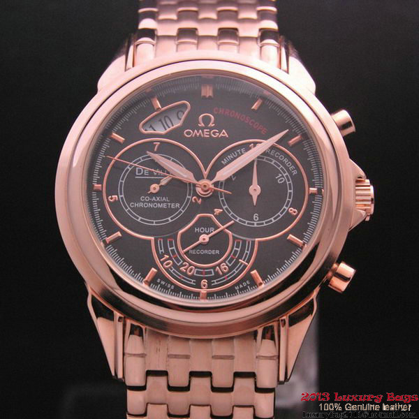 OMEGA DE VILLE CO-AXIAL CHRONOSCOPE Red Gold on Red Gold Strap OM77434 OMEGA DE VILLE CO-AXIAL CHRONOSCOPE Red Gold on Red Gold Strap OM77434