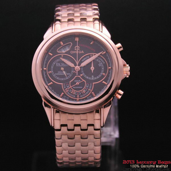 OMEGA DE VILLE CO-AXIAL CHRONOSCOPE Red Gold on Red Gold Strap OM77434 OMEGA DE VILLE CO-AXIAL CHRONOSCOPE Red Gold on Red Gold Strap OM77434