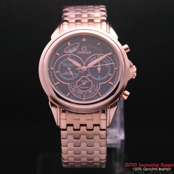 OMEGA DE VILLE CO-AXIAL CHRONOSCOPE Red Gold on Red Gold Strap OM77434 OMEGA DE VILLE CO-AXIAL CHRONOSCOPE Red Gold on Red Gold Strap OM77434