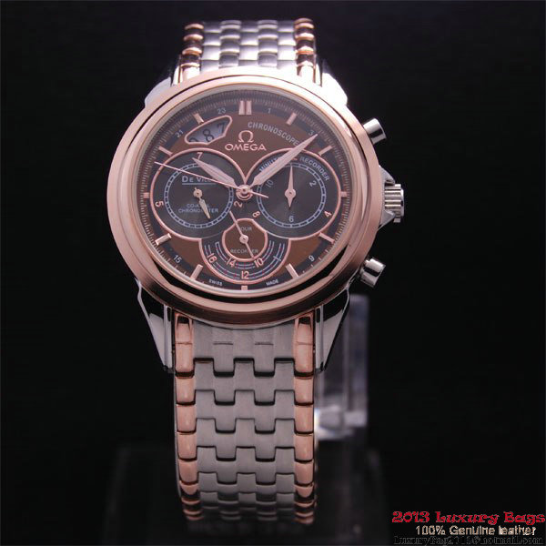 OMEGA DE VILLE CO-AXIAL CHRONOSCOPE Red Gold on Steel Strap OM77430 OMEGA DE VILLE CO-AXIAL CHRONOSCOPE Red Gold on Steel Strap OM77430