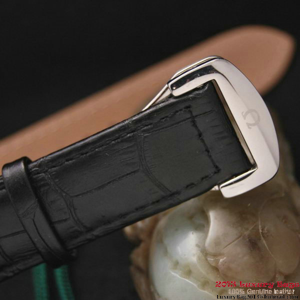 OMEGA DE VILLE CO-AXIAL CHRONOSCOPE Steel on Black Leather Strap OM77402 OMEGA DE VILLE CO-AXIAL CHRONOSCOPE Steel on Black Leather Strap OM77402