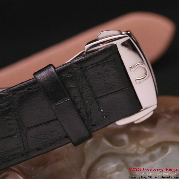 OMEGA DE VILLE CO-AXIAL CHRONOSCOPE Steel on Black Leather Strap OM77402 OMEGA DE VILLE CO-AXIAL CHRONOSCOPE Steel on Black Leather Strap OM77402