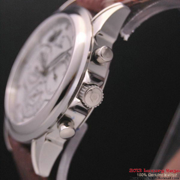 OMEGA DE VILLE CO-AXIAL CHRONOSCOPE Steel on Brown Leather Strap OM77401 OMEGA DE VILLE CO-AXIAL CHRONOSCOPE Steel on Brown Leather Strap OM77401