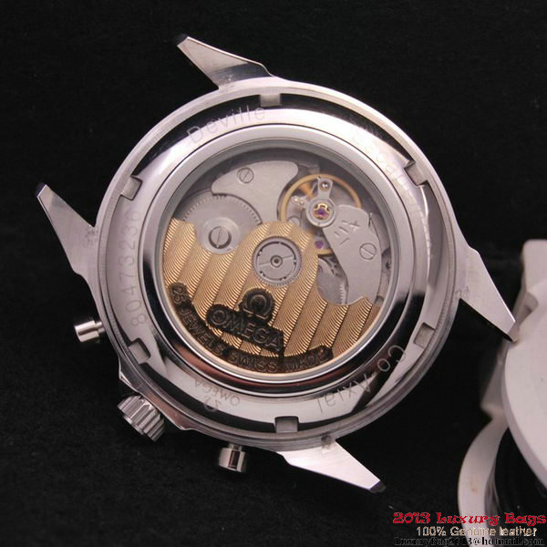 OMEGA DE VILLE CO-AXIAL CHRONOSCOPE Steel on Brown Leather Strap OM77401 OMEGA DE VILLE CO-AXIAL CHRONOSCOPE Steel on Brown Leather Strap OM77401