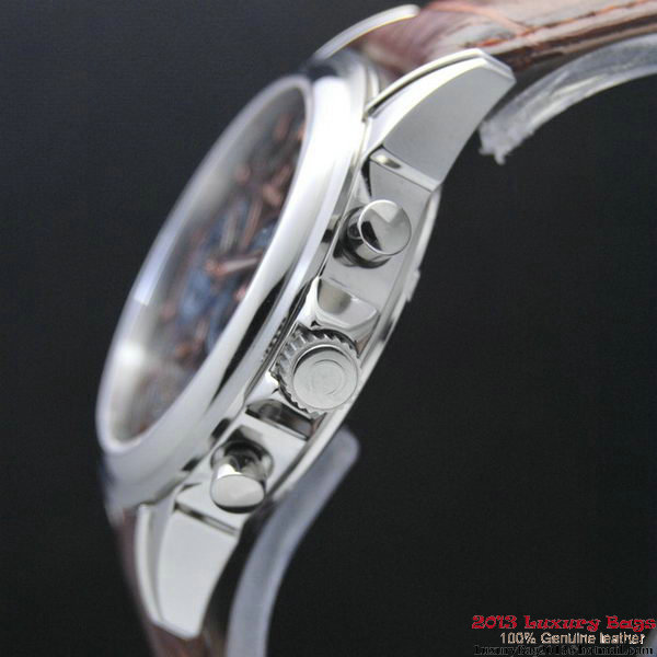 OMEGA DE VILLE CO-AXIAL CHRONOSCOPE Steel on Brown Leather Strap OM77404 OMEGA DE VILLE CO-AXIAL CHRONOSCOPE Steel on Brown Leather Strap OM77404