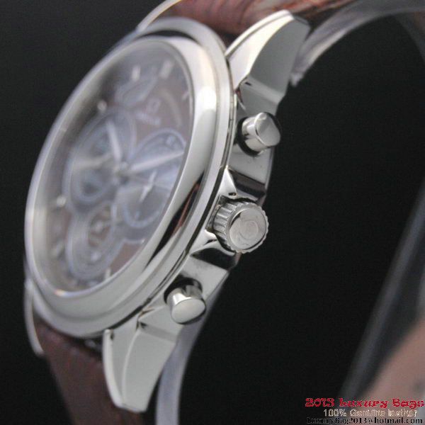 OMEGA DE VILLE CO-AXIAL CHRONOSCOPE Steel on Brown Leather Strap OM77406 OMEGA DE VILLE CO-AXIAL CHRONOSCOPE Steel on Brown Leather Strap OM77406