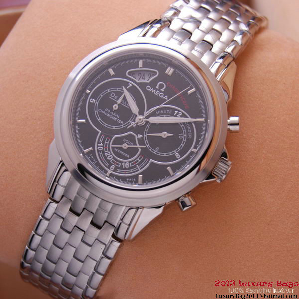 OMEGA DE VILLE CO-AXIAL CHRONOSCOPE Steel on Steel Strap OM77417 OMEGA DE VILLE CO-AXIAL CHRONOSCOPE Steel on Steel Strap OM77417