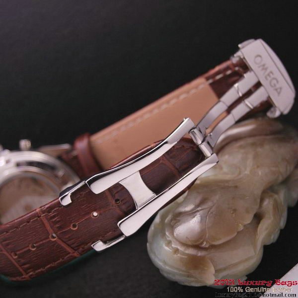 OMEGA DE VILLE CO-AXIAL Chronometer Red Gold on Brown Leather Strap OM77503 OMEGA DE VILLE CO-AXIAL Chronometer Red Gold on Brown Leather Strap OM77503