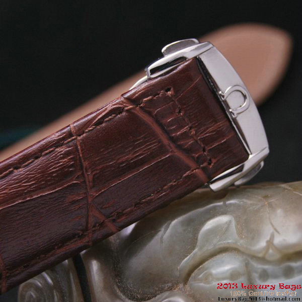 OMEGA DE VILLE CO-AXIAL Chronometer Red Gold on Brown Leather Strap OM77505 OMEGA DE VILLE CO-AXIAL Chronometer Red Gold on Brown Leather Strap OM77505