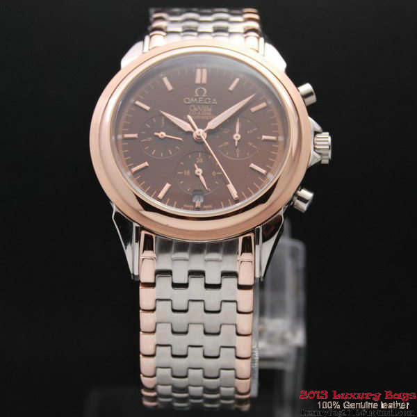 OMEGA DE VILLE CO-AXIAL Chronometer Red Gold on Steel Strap OM77516 OMEGA DE VILLE CO-AXIAL Chronometer Red Gold on Steel Strap OM77516