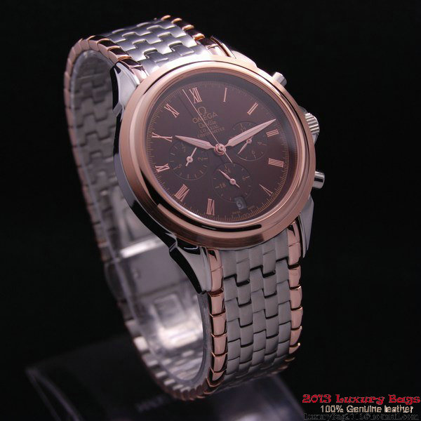 OMEGA DE VILLE CO-AXIAL Chronometer Red Gold on Steel Strap OM77518 OMEGA DE VILLE CO-AXIAL Chronometer Red Gold on Steel Strap OM77518