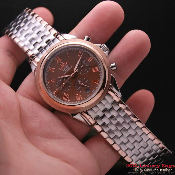 OMEGA DE VILLE CO-AXIAL Chronometer Red Gold on Steel Strap OM77518 OMEGA DE VILLE CO-AXIAL Chronometer Red Gold on Steel Strap OM77518