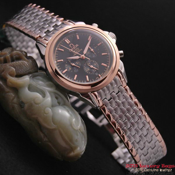 OMEGA DE VILLE CO-AXIAL Chronometer Red Gold on Steel Strap OM77519 OMEGA DE VILLE CO-AXIAL Chronometer Red Gold on Steel Strap OM77519