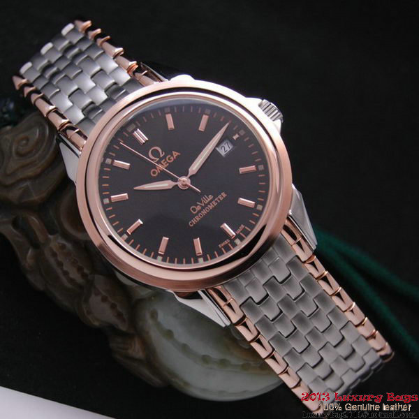 OMEGA DE VILLE Chronometer Red Gold on Steel Strap OM77318 OMEGA DE VILLE Chronometer Red Gold on Steel Strap OM77318