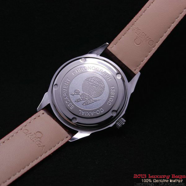OMEGA DE VILLE Chronometer Steel on Brown Strap OM77307 OMEGA DE VILLE Chronometer Steel on Brown Strap OM77307