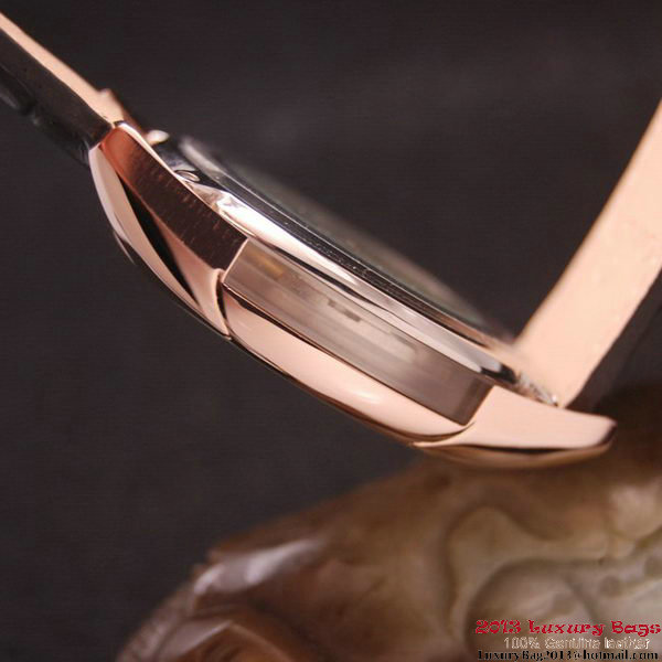 OMEGA DE VILLE Co-AXIAL CHRONOMETER Red Gold on Black Leather Strap OM77022 OMEGA DE VILLE Co-AXIAL CHRONOMETER Red Gold on Black Leather Strap OM77022