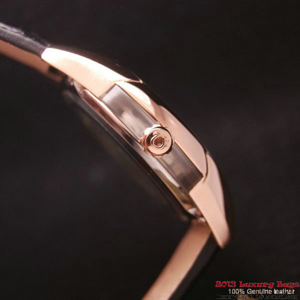 OMEGA DE VILLE Co-AXIAL CHRONOMETER Red Gold on Black Leather Strap OM77026 OMEGA DE VILLE Co-AXIAL CHRONOMETER Red Gold on Black Leather Strap OM77026