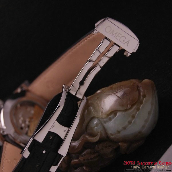 OMEGA DE VILLE Co-AXIAL CHRONOMETER Steel on Black Leather Strap OM77006 OMEGA DE VILLE Co-AXIAL CHRONOMETER Steel on Black Leather Strap OM77006