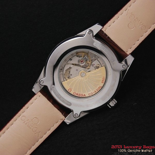 OMEGA DE VILLE Co-AXIAL CHRONOMETER Steel on Black Leather Strap OM77010 OMEGA DE VILLE Co-AXIAL CHRONOMETER Steel on Black Leather Strap OM77010