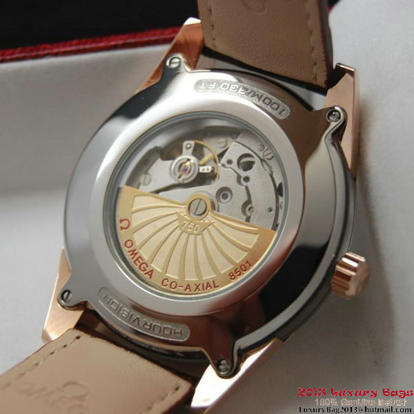 OMEGA DE VILLE HOUR VISION ANNUAL CALENDAR Red Gold on Red Gold Strap OM77129 OMEGA DE VILLE HOUR VISION ANNUAL CALENDAR Red Gold on Red Gold Strap OM77129