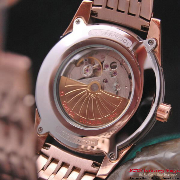 OMEGA DE VILLE HOUR VISION ANNUAL CALENDAR Red Gold on Red Gold Strap OM77129 OMEGA DE VILLE HOUR VISION ANNUAL CALENDAR Red Gold on Red Gold Strap OM77129
