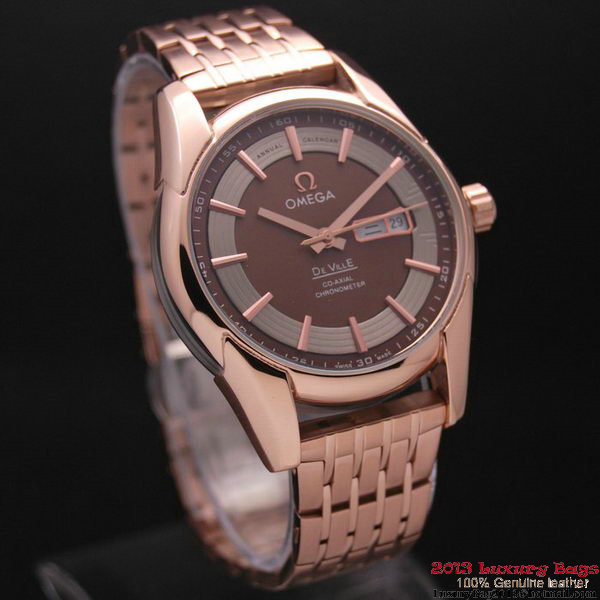 OMEGA DE VILLE HOUR VISION ANNUAL CALENDAR Red Gold on Red Gold Strap OM77129 OMEGA DE VILLE HOUR VISION ANNUAL CALENDAR Red Gold on Red Gold Strap OM77129