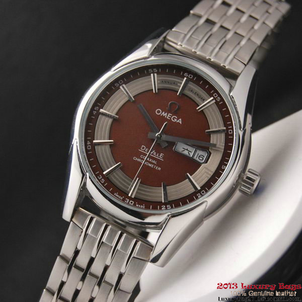 OMEGA DE VILLE HOUR VISION ANNUAL CALENDAR Steel on Steel Strap OM77116 OMEGA DE VILLE HOUR VISION ANNUAL CALENDAR Steel on Steel Strap OM77116