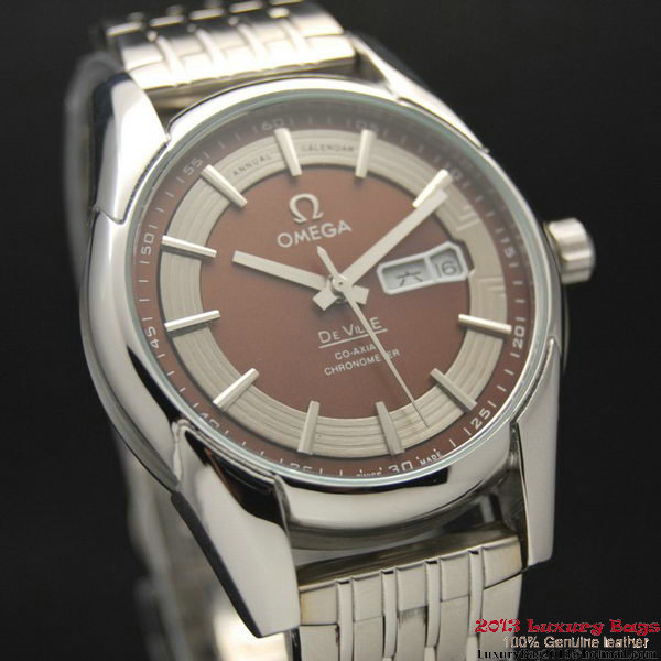OMEGA DE VILLE HOUR VISION ANNUAL CALENDAR Steel on Steel Strap OM77116 OMEGA DE VILLE HOUR VISION ANNUAL CALENDAR Steel on Steel Strap OM77116