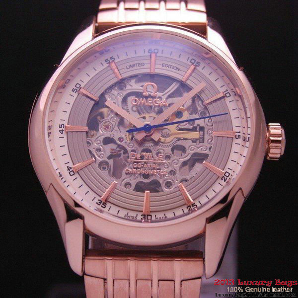 OMEGA DE VILLE Tourbillon Watches Red Gold on Red Gold Steel Strap Om7019 OMEGA DE VILLE Tourbillon Watches Red Gold on Red Gold Steel Strap Om7019